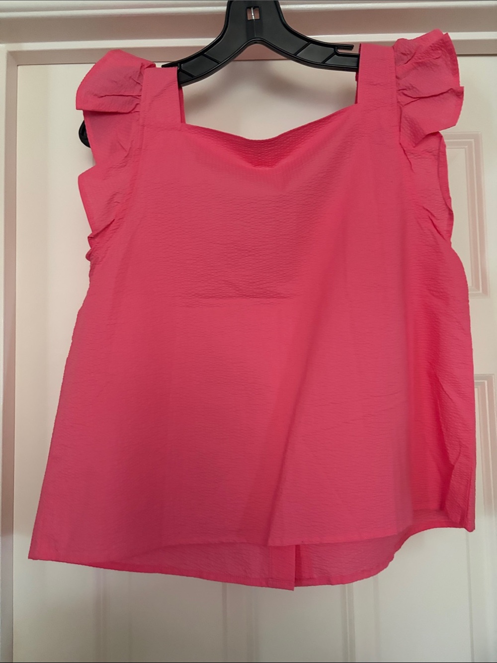 Blu Pepper Pink Ruffle Top - Picture 6 of 6